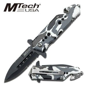 Snow Camo Rescue Knife