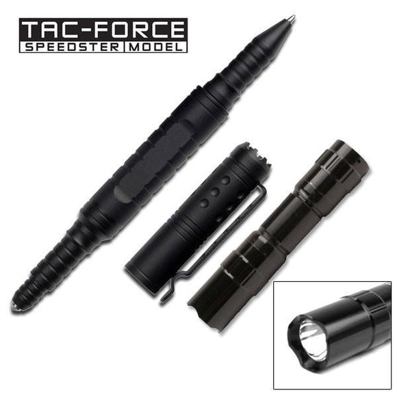 Tactical Pen Flashlight w/ Lockpick Set